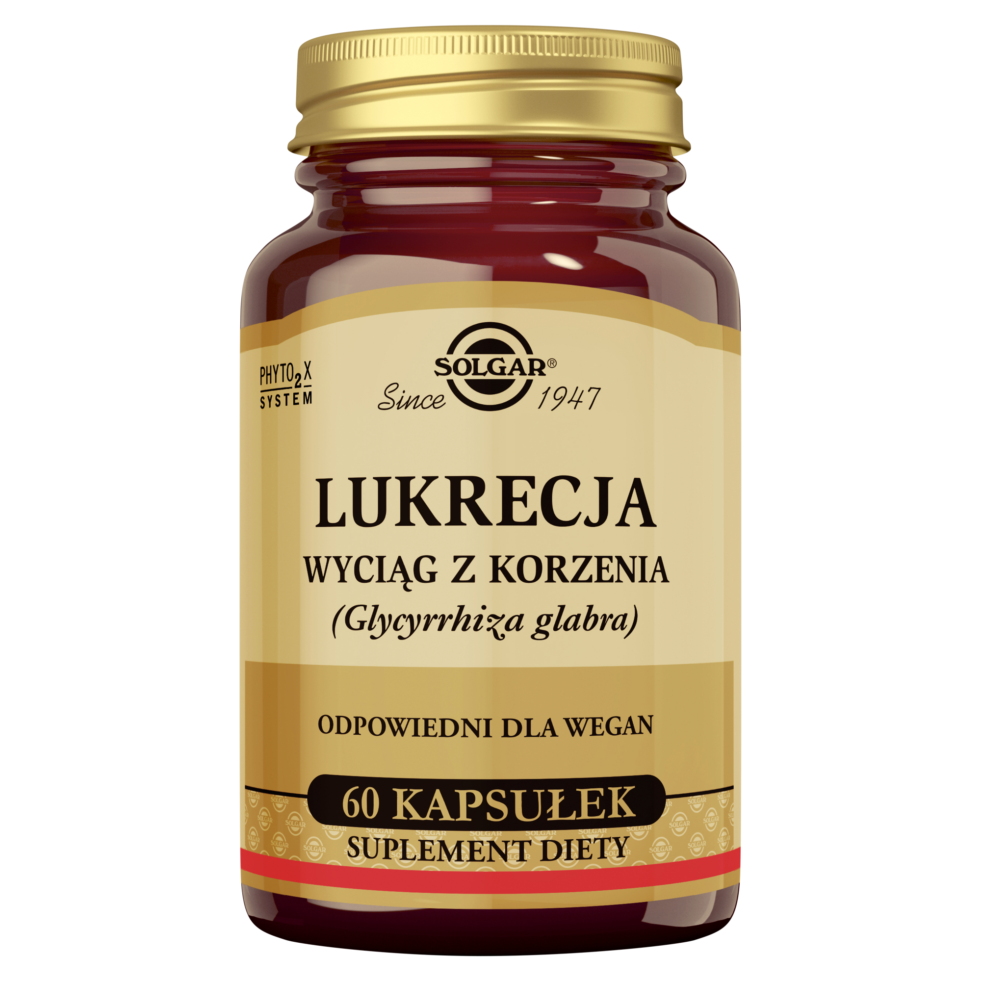 SOLGAR Lukrecja wyciąg z korzenia 60 kapsułek zdjęcie