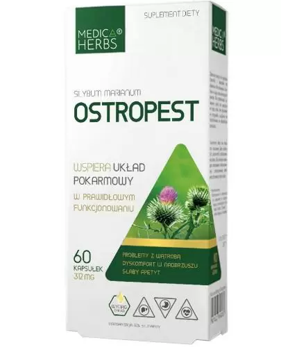 Medica Herbs Ostropest 60 kapsułek zdjęcie