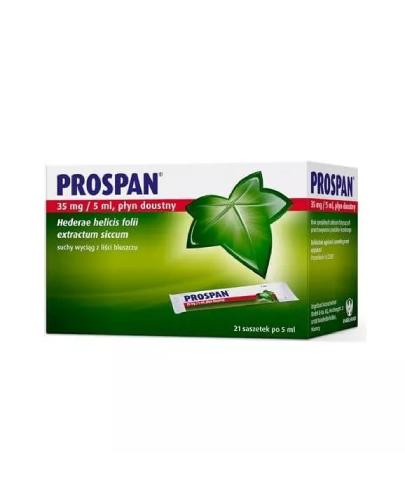 Prospan płyn doustny 35 mg/5 ml, 21 saszetek zdjęcie