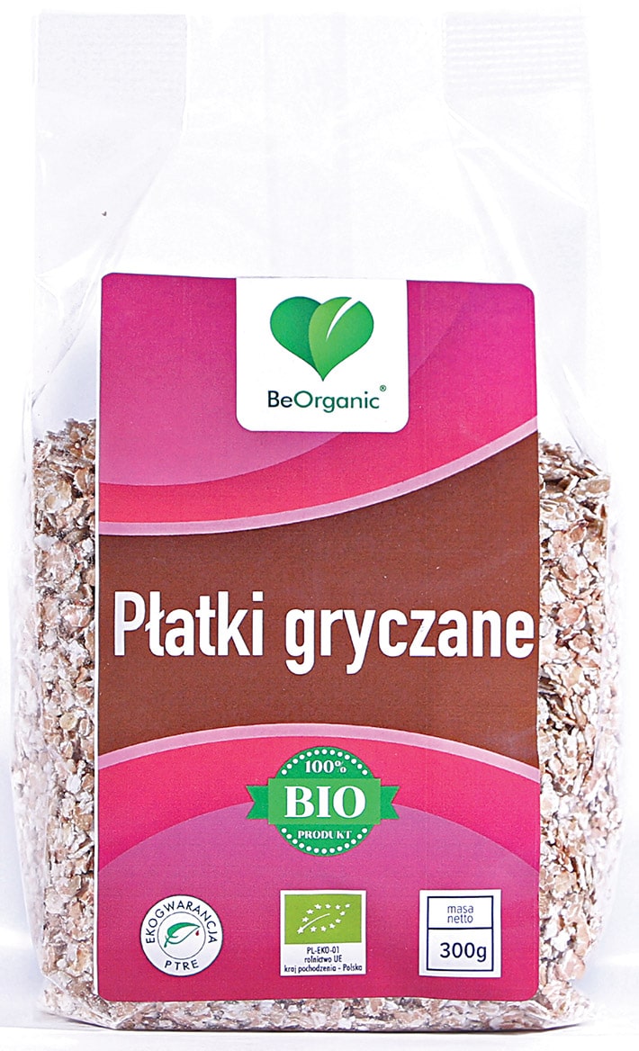 BeOrganic, Płatki gryczane Eko, 300 g zdjęcie