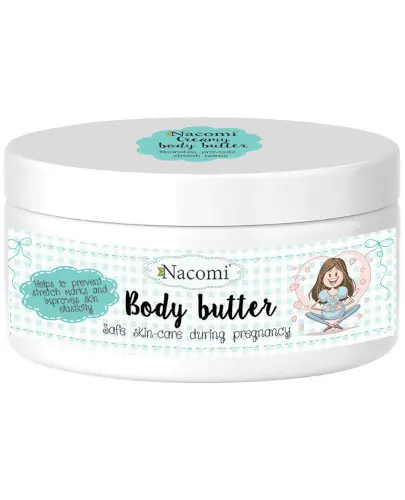 Nacomi, masło do ciała dla kobiet w ciąży, kremowe, 100 g zdjęcie