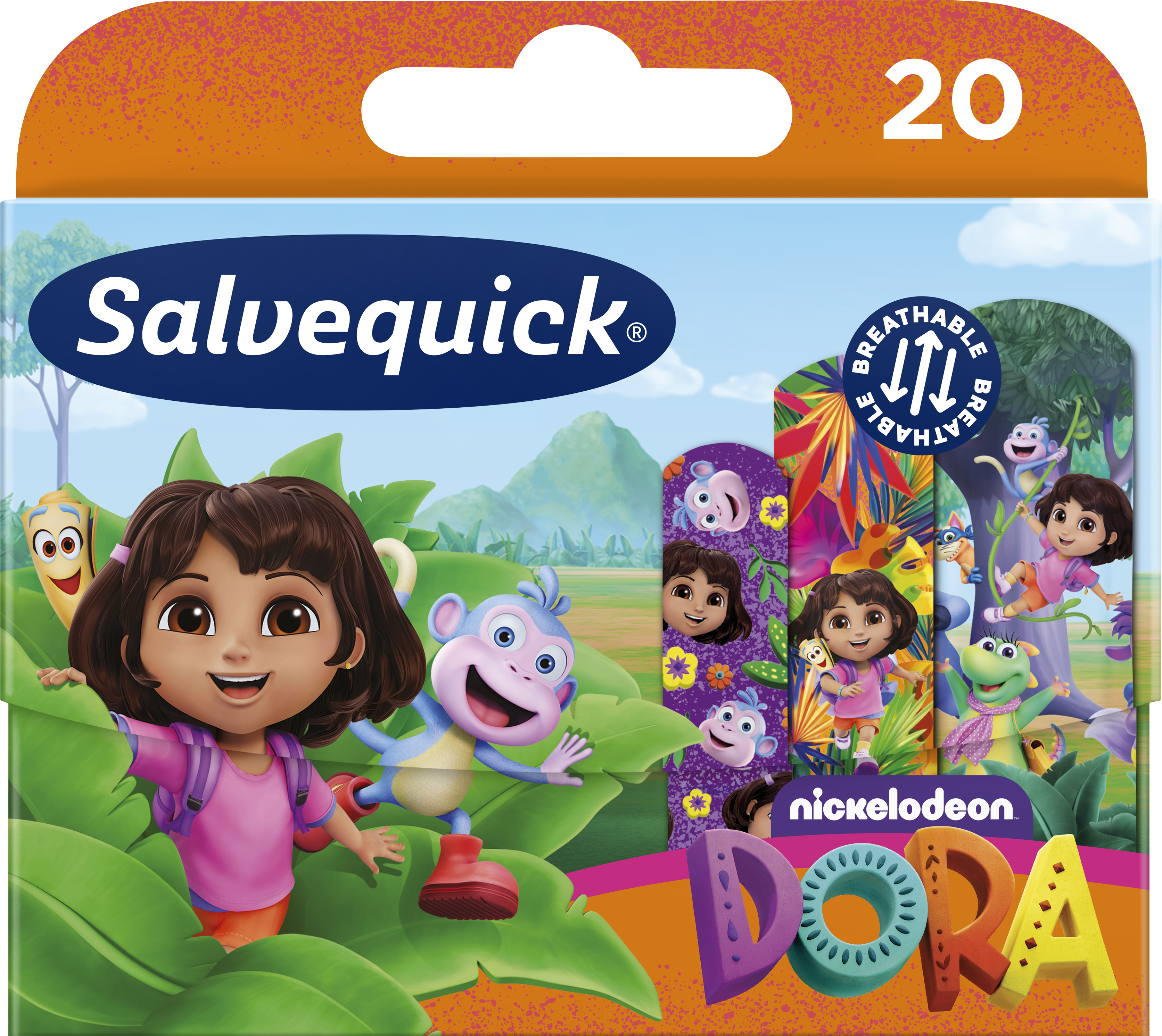 Salvequick Kids Dora, plastry, 20 sztuk zdjęcie