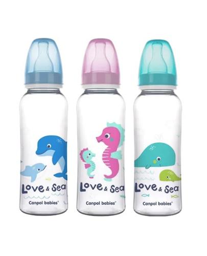 Canpol Babies Butelka Love&Sea wąska 59/400 - 250 ml zdjęcie