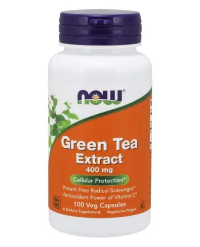 NOW Foods Green Tea Extract 400 mg 100 kapsułek zdjęcie