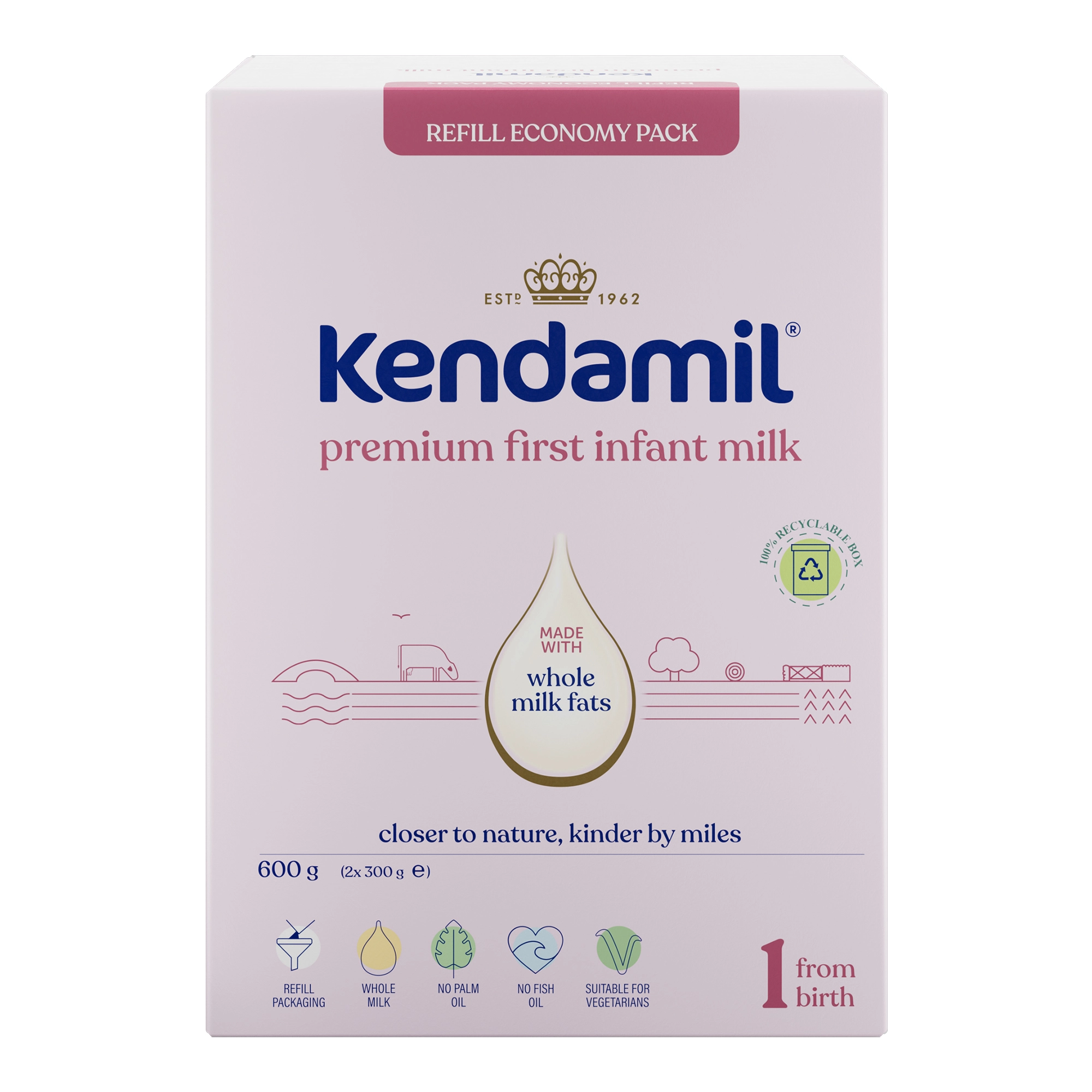Kendamil Premium Box 1, 600 g