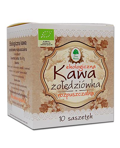 Dary Natury Ekologiczna Kawa żołędziówka rozpuszczalna, 10 sasz., cena, opinie, właściwości zdjęcie