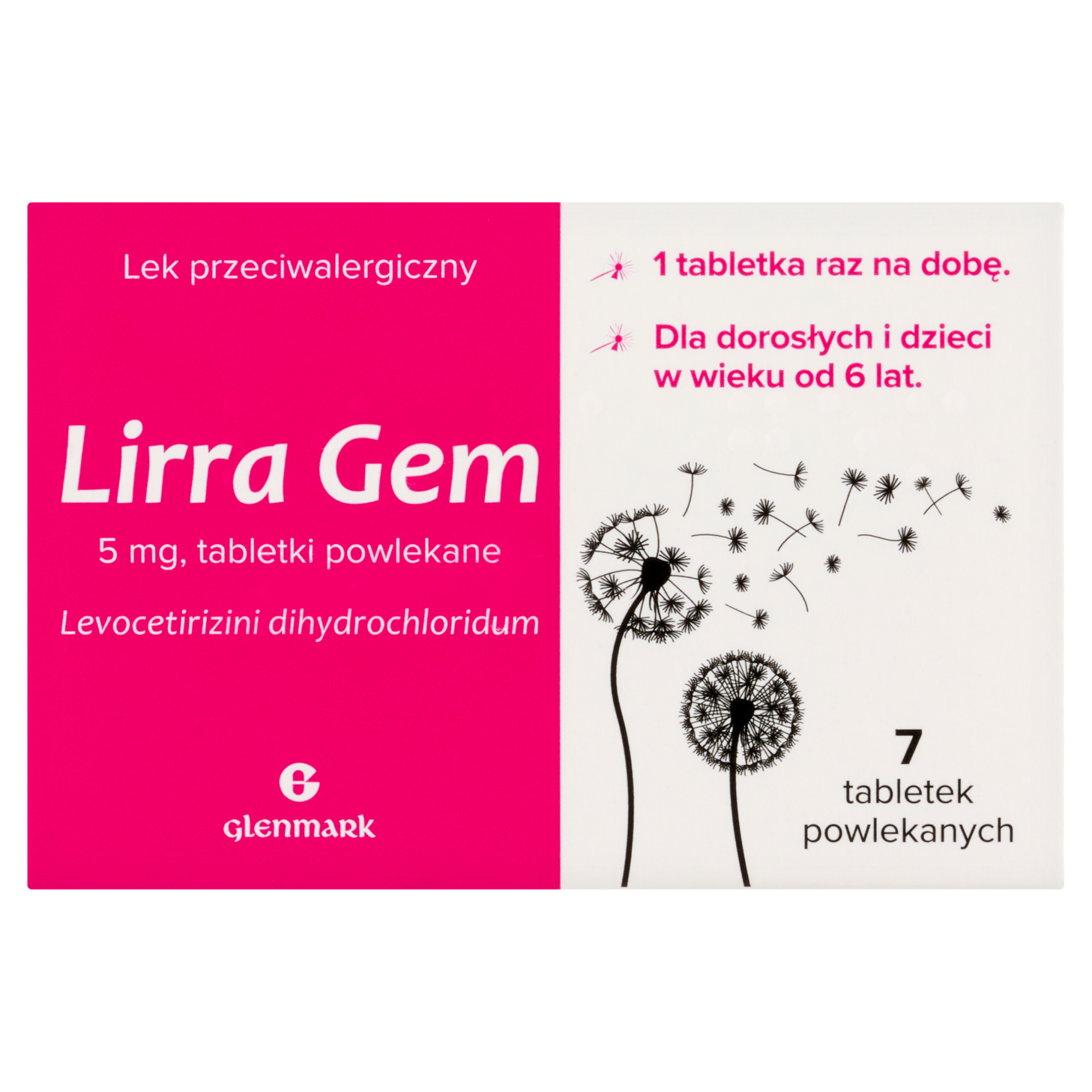 Lirra Gem 5mg 7 tabletek zdjęcie