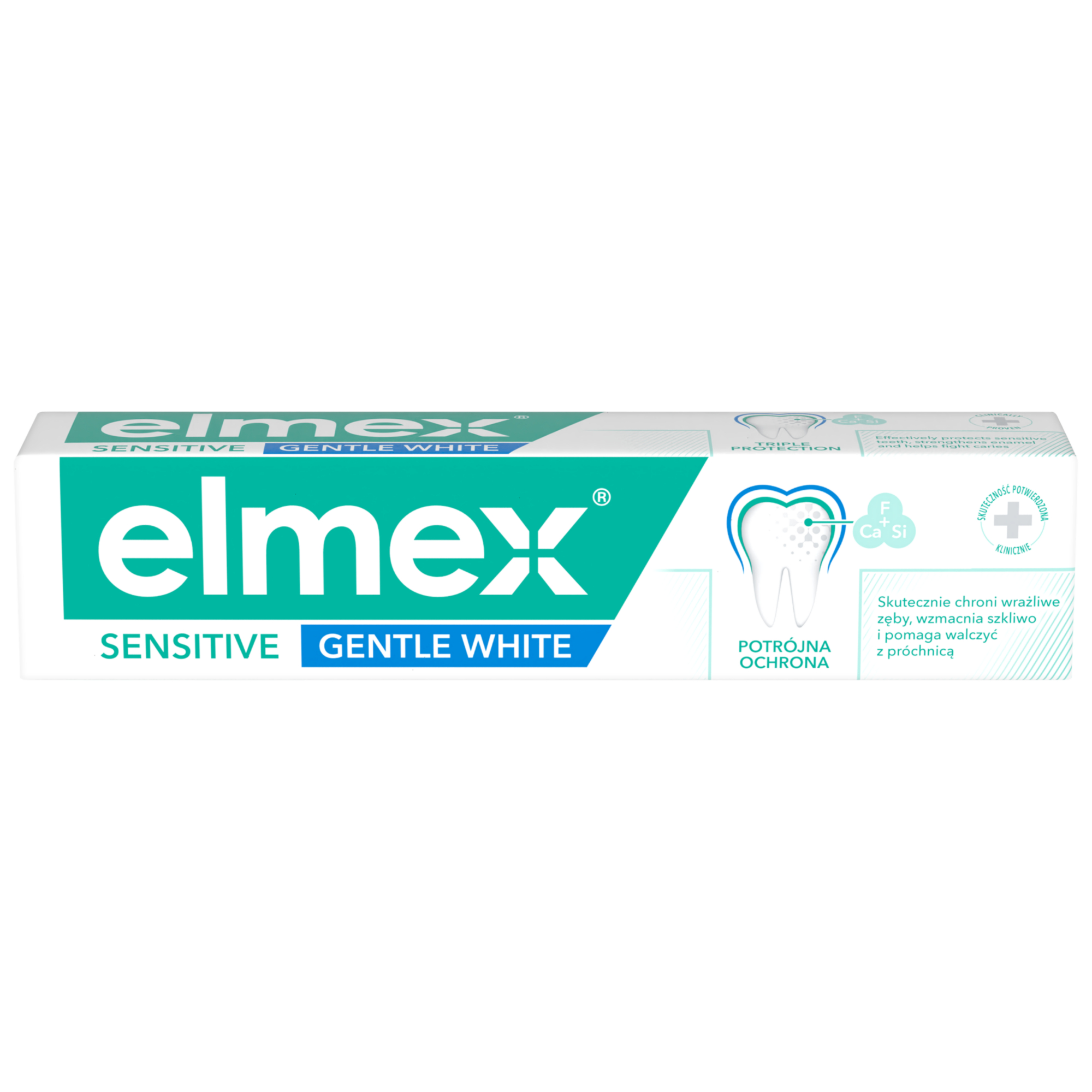 Elmex Sensitive Whitening z aminofluorkiem pasta do zębów 75 ml
