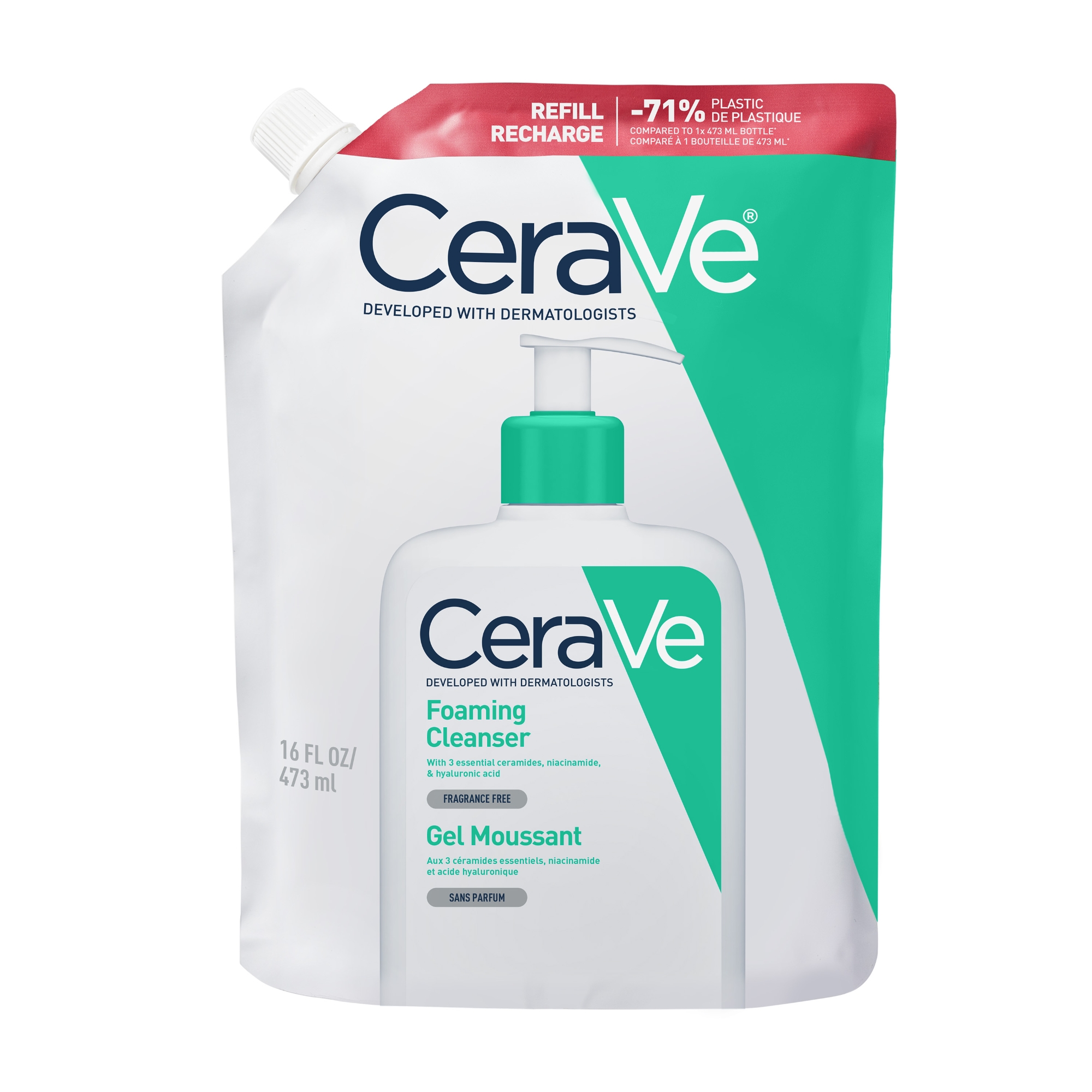 CeraVe Refill Żel oczyszczający, 473 ml zdjęcie