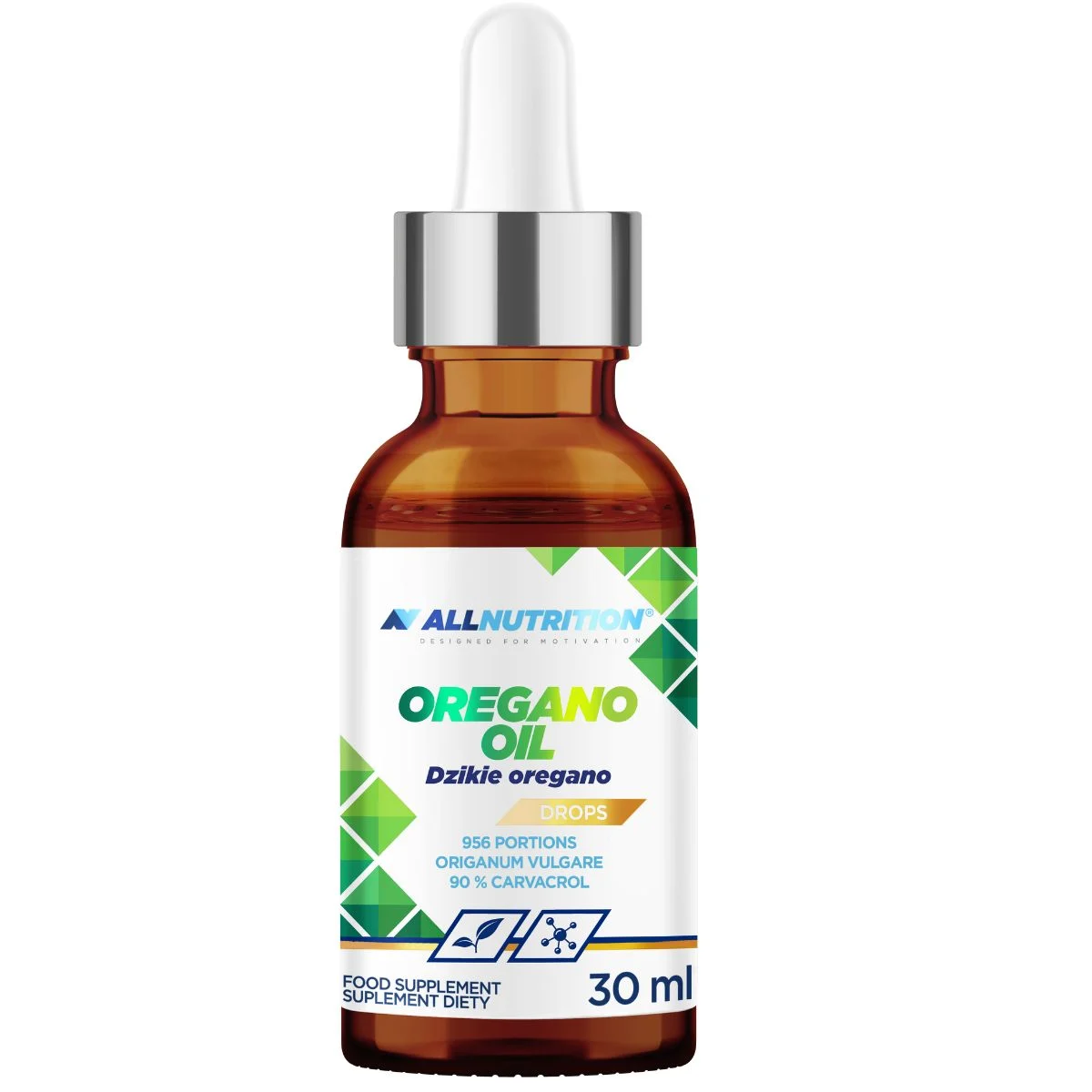 Allnutrition, Oregano Oil Drops, krople, 30 ml zdjęcie