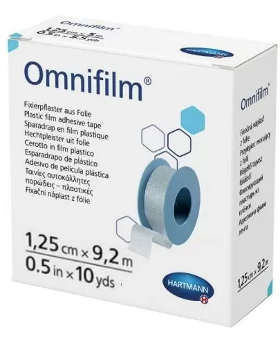 Hartmann Omnifilm przylepiec mocujący z folii 1,25 cm x 9,2 m 1 sztuka zdjęcie