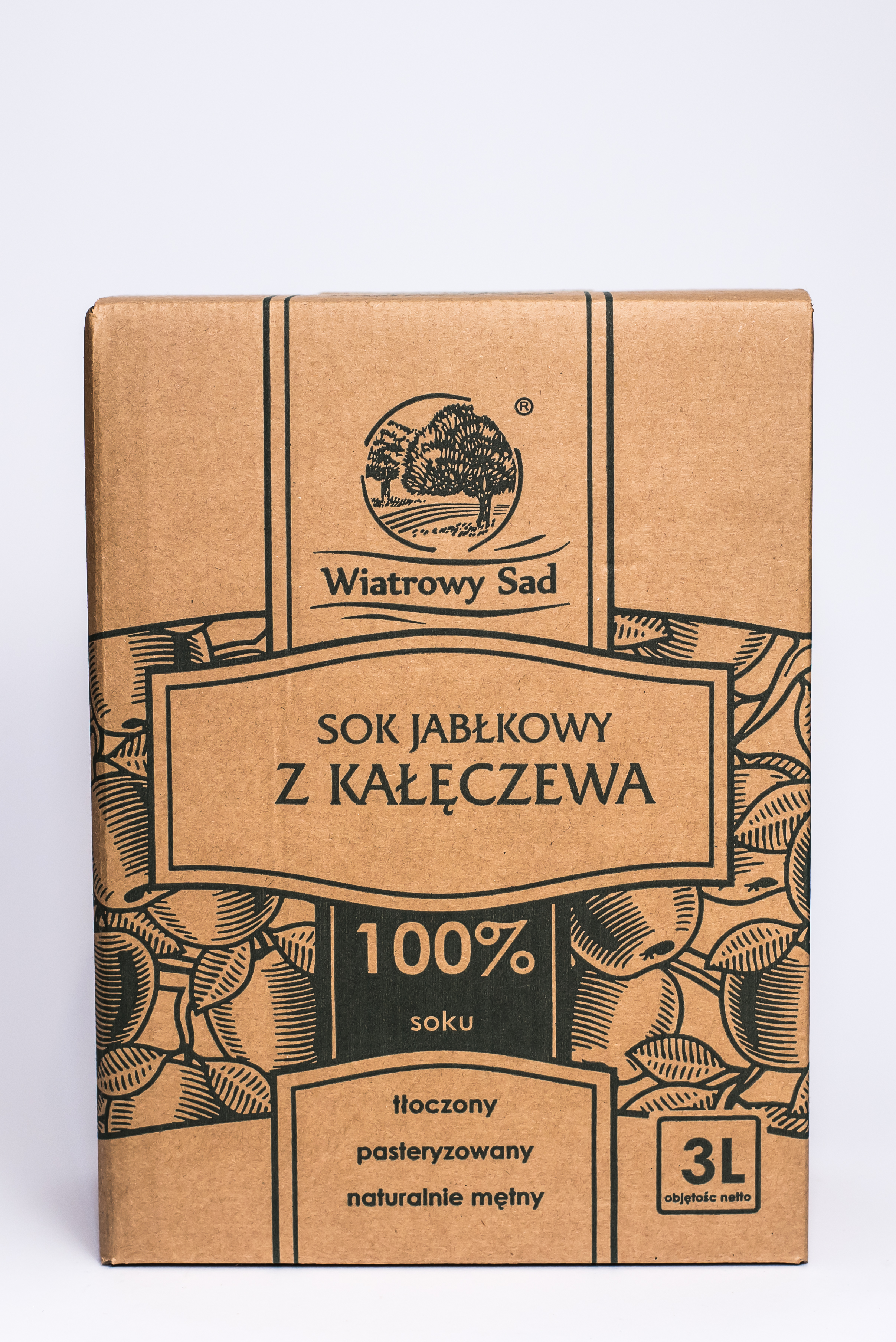 Wiatrowy Sad, Sok jabłkowy, 3 l zdjęcie