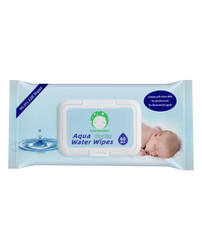 Luna Bambini Chusteczki wodne Aqua Water Wipes, 60 sztuk zdjęcie
