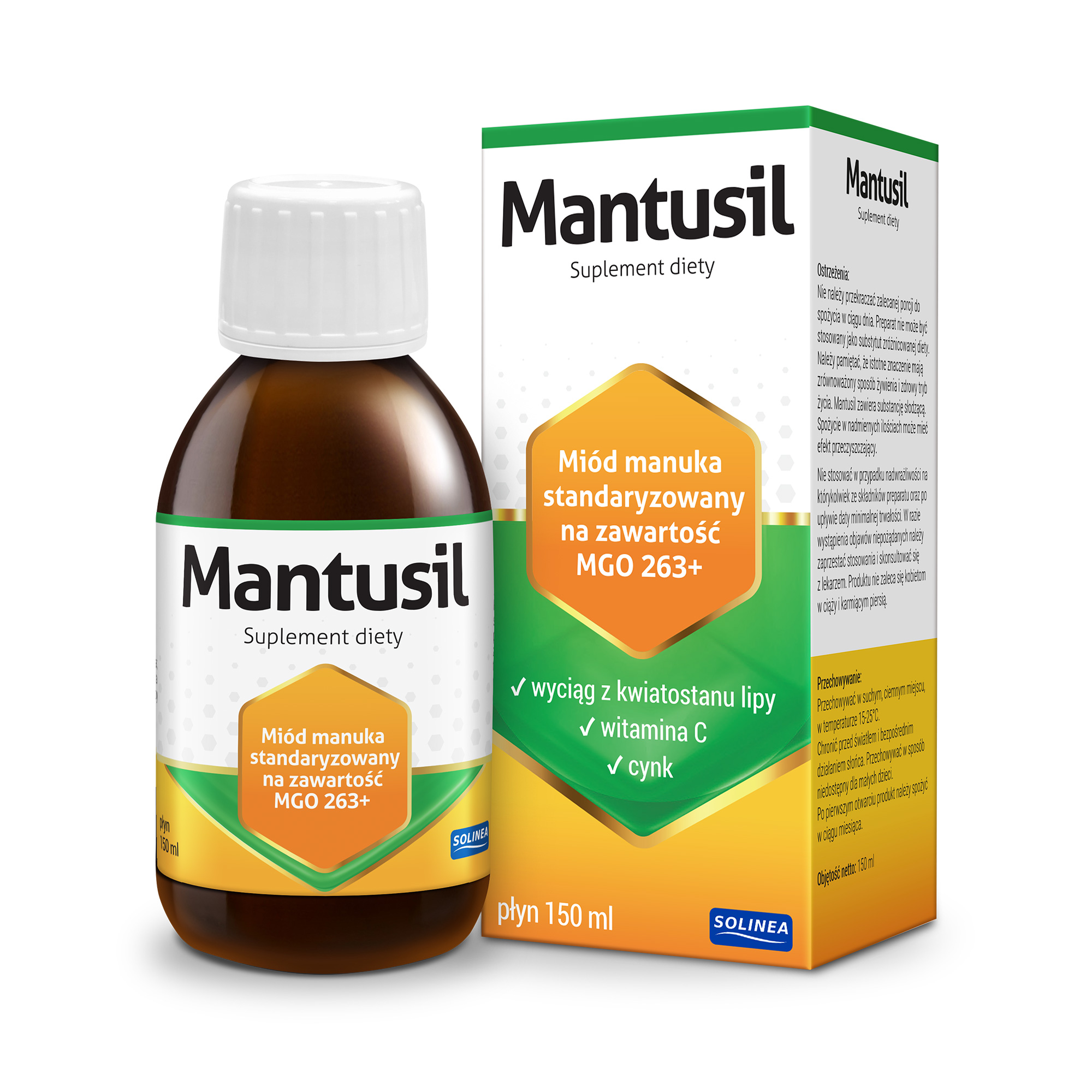 Mantusil, 150 ml, cena, opinie, właściwości zdjęcie