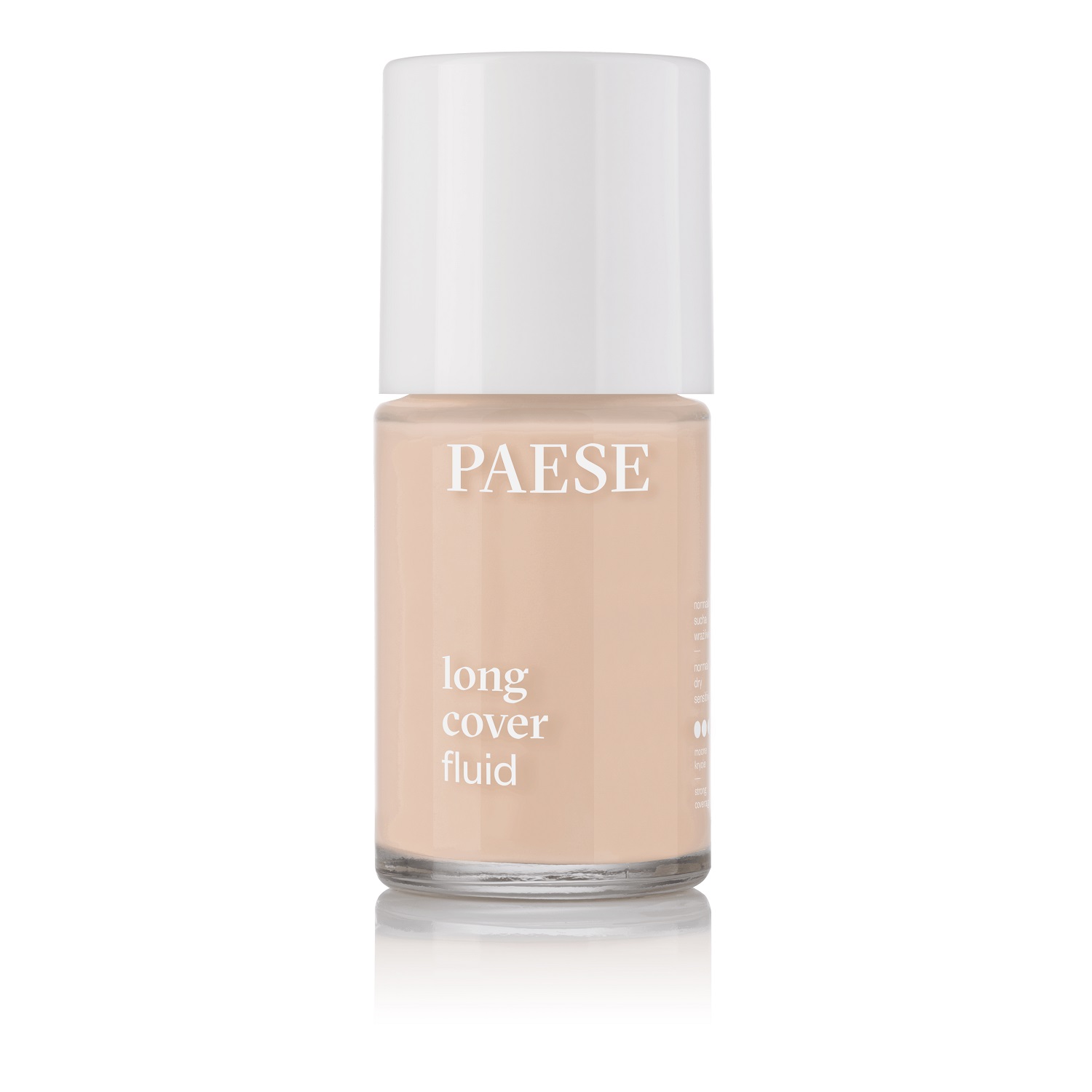 Paese Long cover fluid 01 Jasny Beż, 30 ml zdjęcie