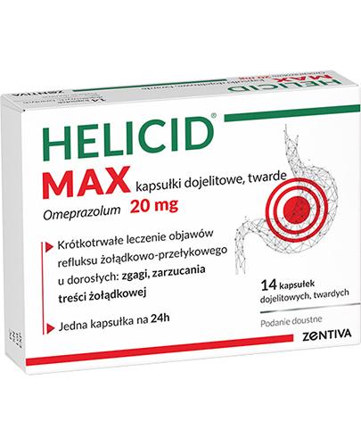 Helicid Max 20 mg 14 kapsułek zdjęcie