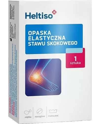 Heltiso opaska elatyczna stawu skokowego rozmiar XL 1 sztuka zdjęcie