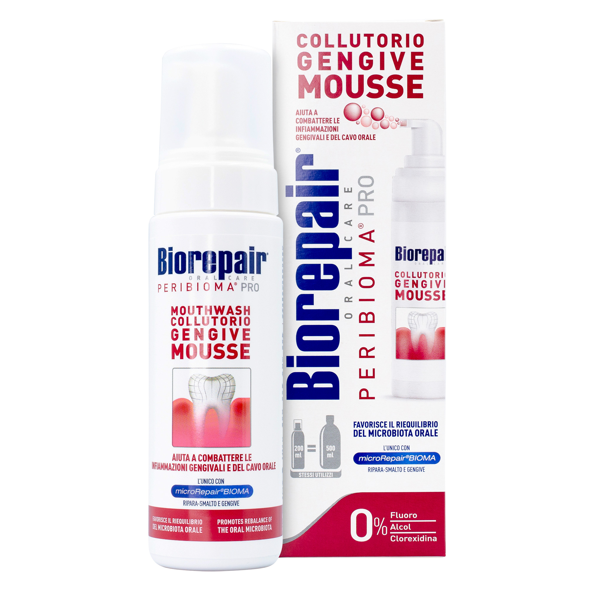 Biorepair Peribioma pianka do higieny jamy ustnej 200 ml zdjęcie