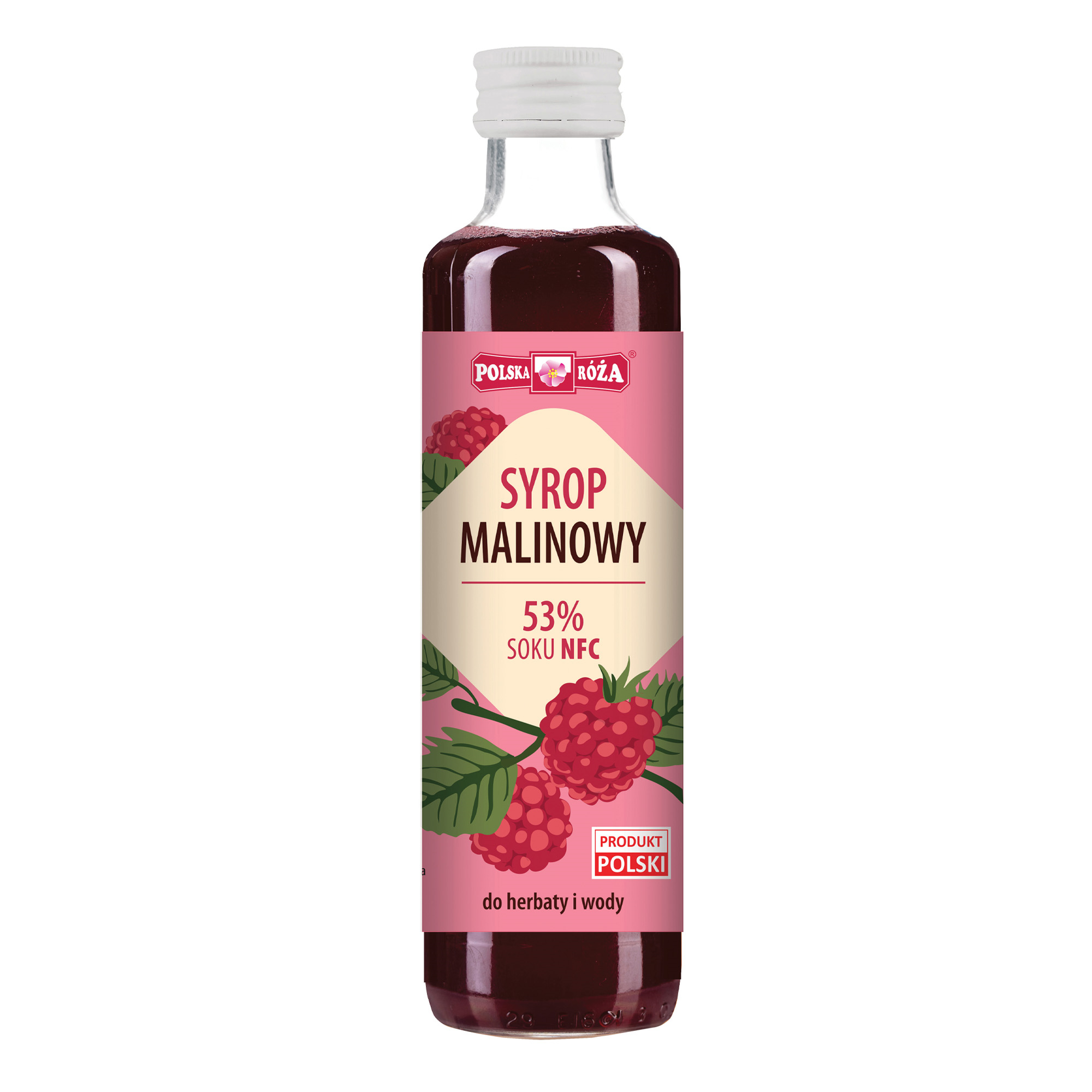Polska Róża, Syrop malinowy, 250 ml zdjęcie