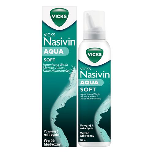 Vicks Nasivin Aqua Soft, spray, 120 ml zdjęcie