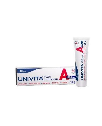 Univita maść z witaminą A 1800 j.m./g 30 g zdjęcie