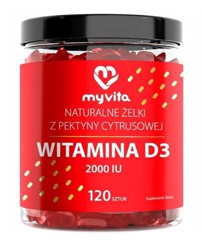 MyVita Witamina D3 Naturalne Żelki dla dorosłych, 120 sztuk zdjęcie