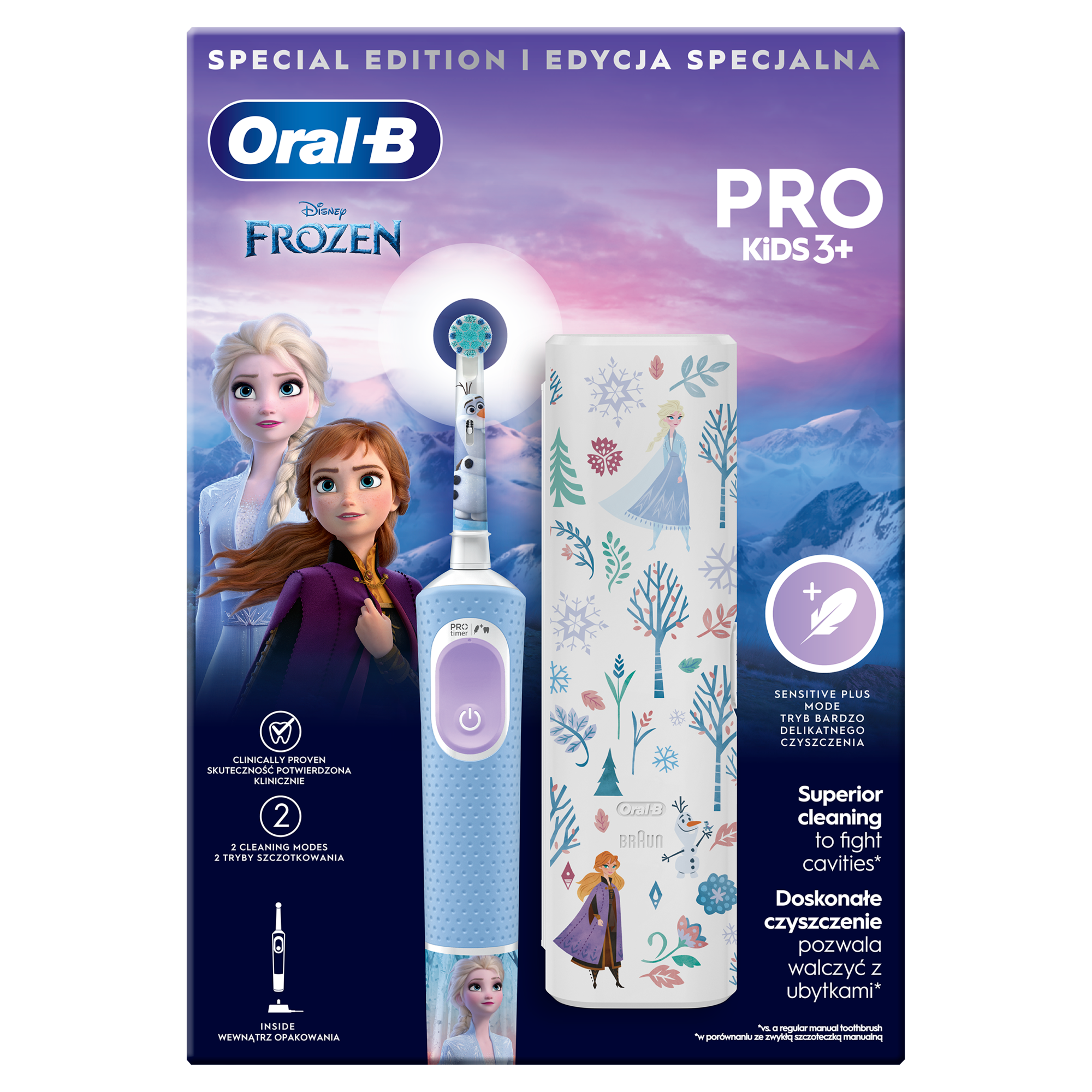 Oral-B Pro Kids Kraina lodu Szczoteczka elektryczna, 1 sztuka zdjęcie