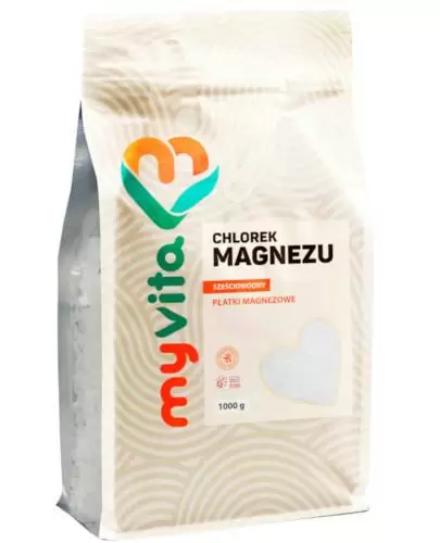 MyVita Chlorek magnezu sześciowodny płatki 1000 g zdjęcie