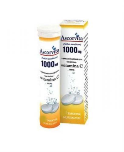 Ascorvita 1000 mg 10 tabletek musujących zdjęcie