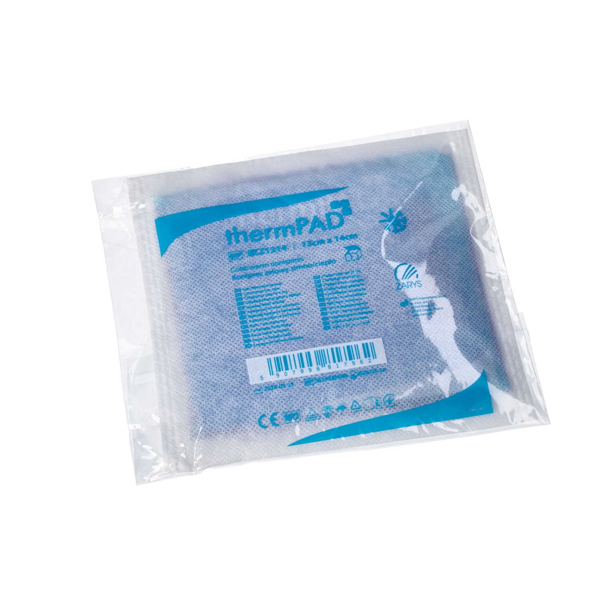 Kompres żelowy zimno-ciepło thermPAD, 13cm x 14cm, 1 szt zdjęcie