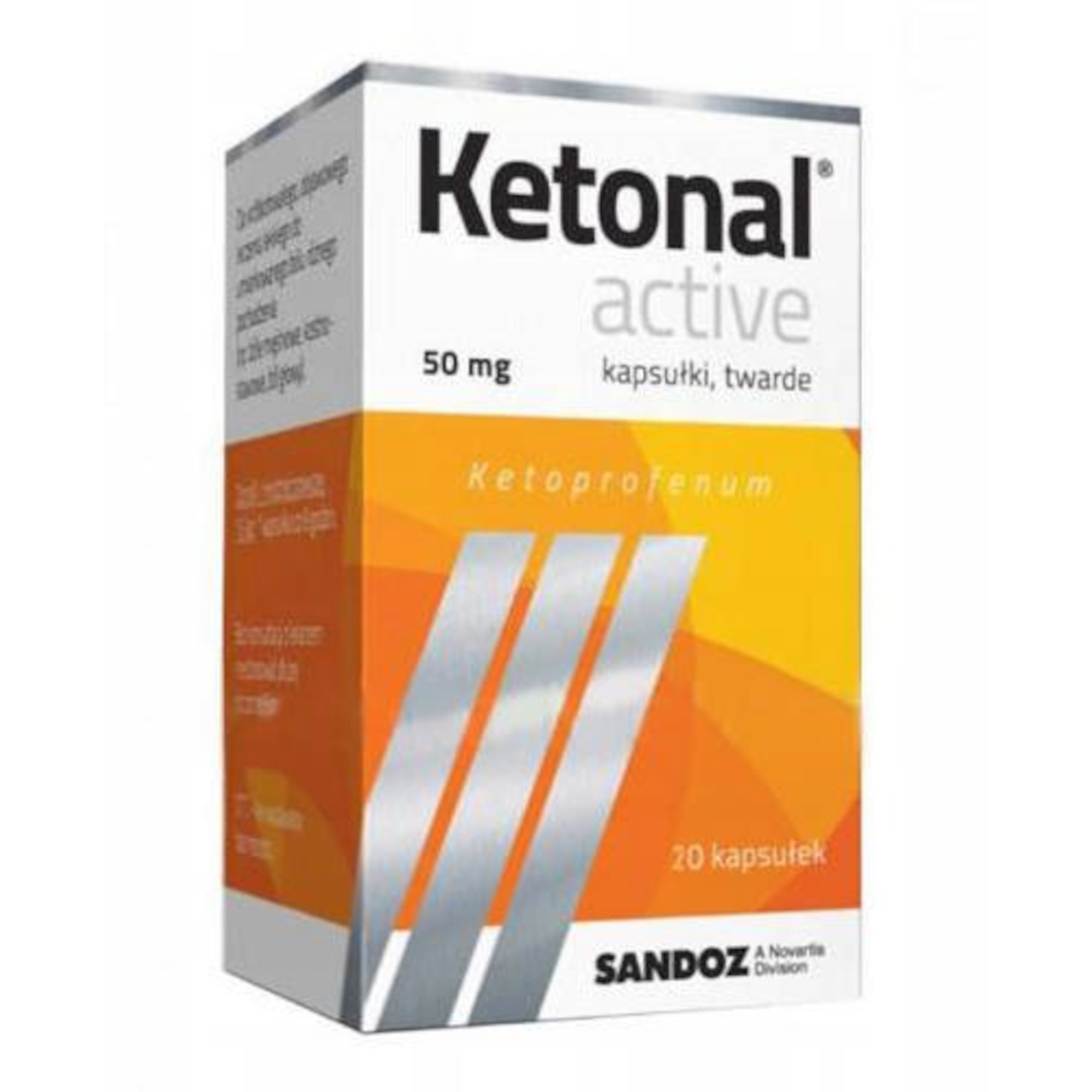 Ketonal Active, 50 mg, kapsułki twarde, 20 sztuk zdjęcie