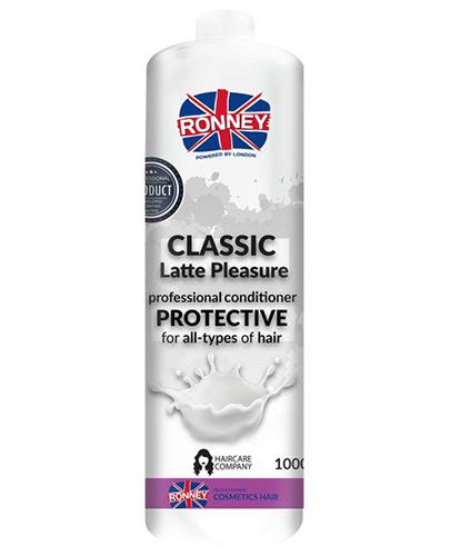 Ronney Classic Latte Pleasure odżywka ochronna do każdego rodzaju włosów 1000 ml zdjęcie