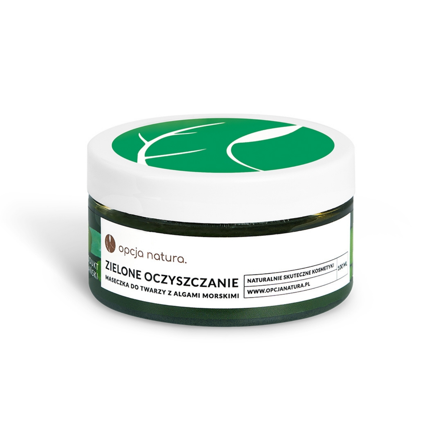 Opcja Natura, zielone oczyszczenie, maseczka do twarzy z algami morskimi, 100 ml zdjęcie
