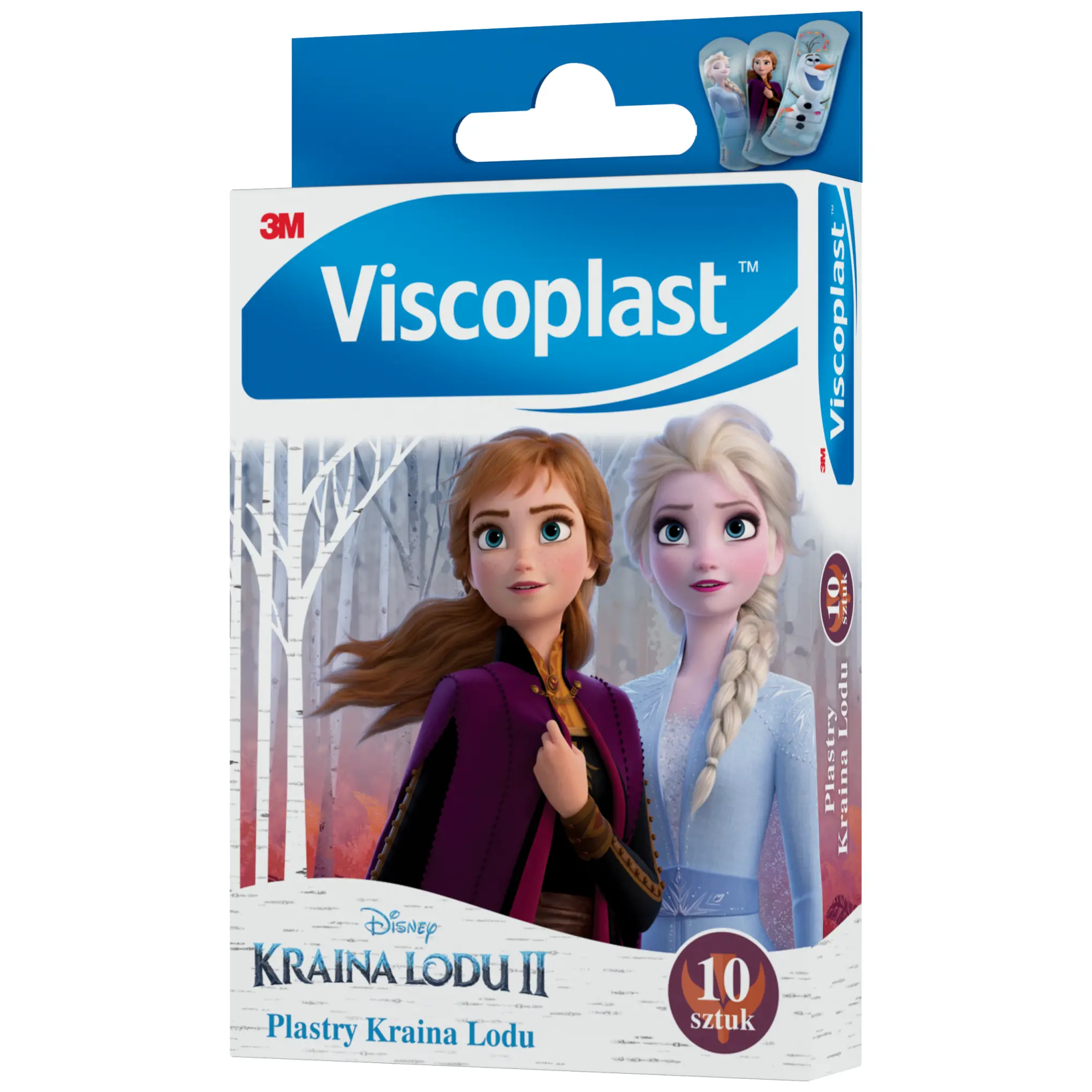 Viscoplast Kraina Lodu zestaw plastrów 10 sztuk