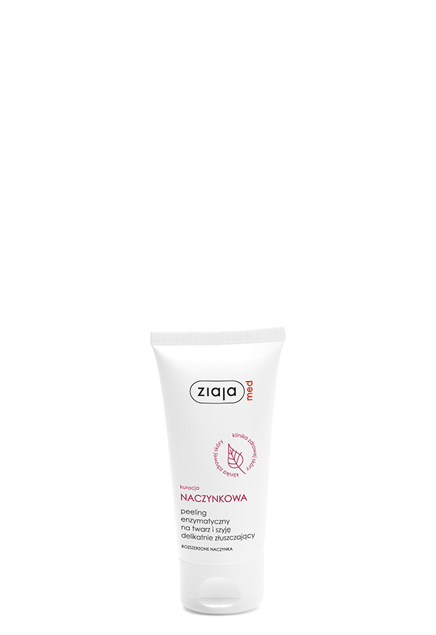 ZIAJA MED KURACJA NACZYNKOWA Peeling enzymatyczny na twarz i szyję delikatnie złuszczający - 75 ml zdjęcie