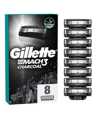Gillette Mach3 Charcoal Ostrza wymienne do maszynki dla mężczyzn, 8 sztuk zdjęcie