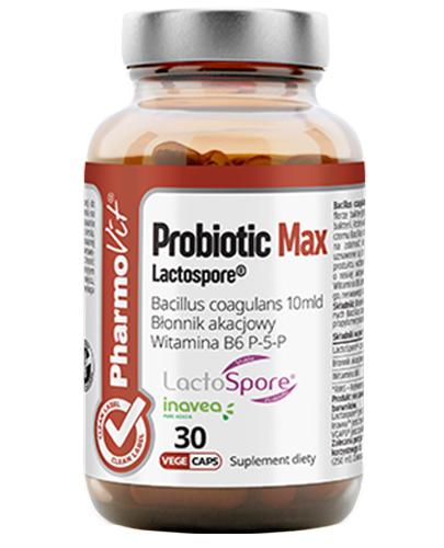 PharmoVit Probiotic Max Lactospore - 30 kaps. - cena, opinie, wskazania zdjęcie