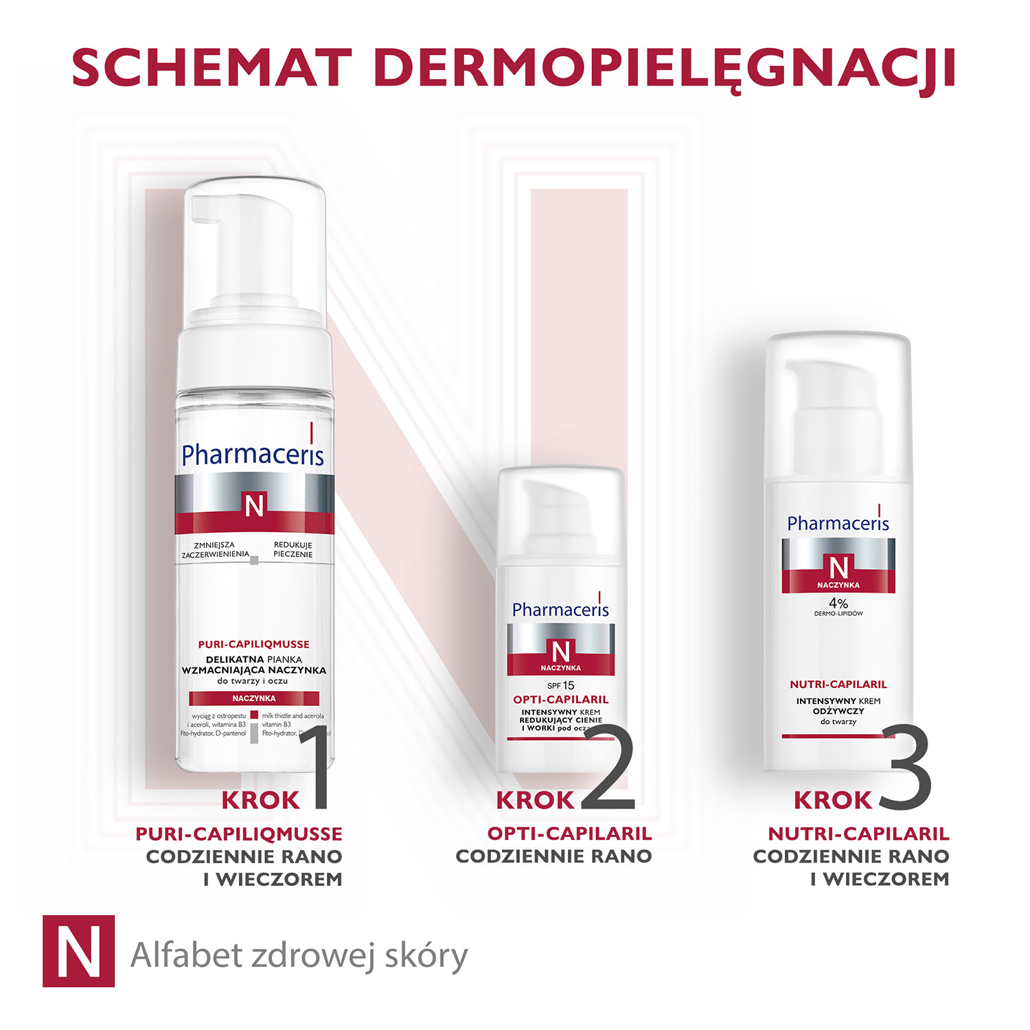 Pharmaceris N Opti-Capilaril krem redukujący cienie i worki pod oczami, 15 ml