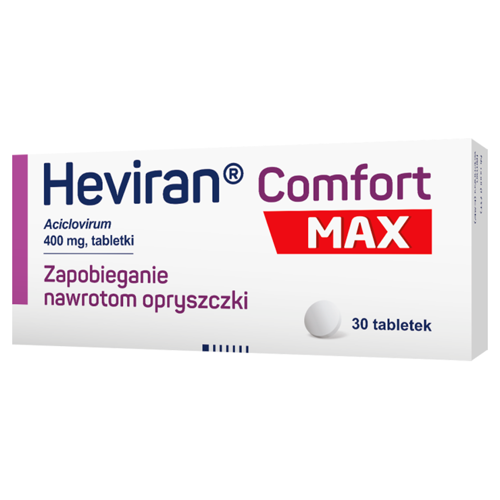 Heviran Comfort MAX 400mg 30 tabletek zdjęcie