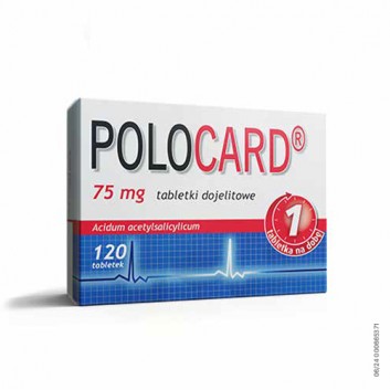 Polocard 75 mg 120 tabletek