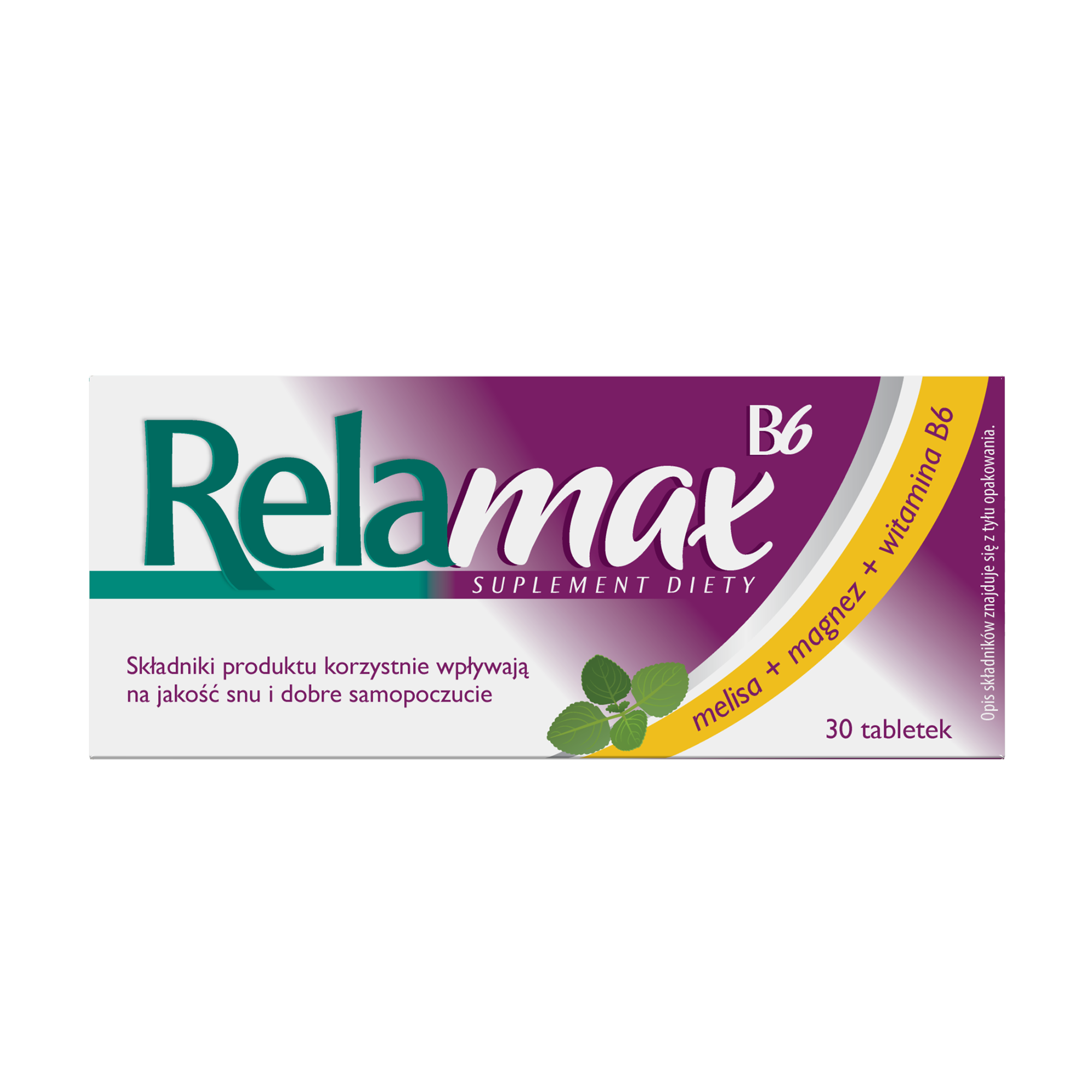 Relamax B6 30 tabletek zdjęcie