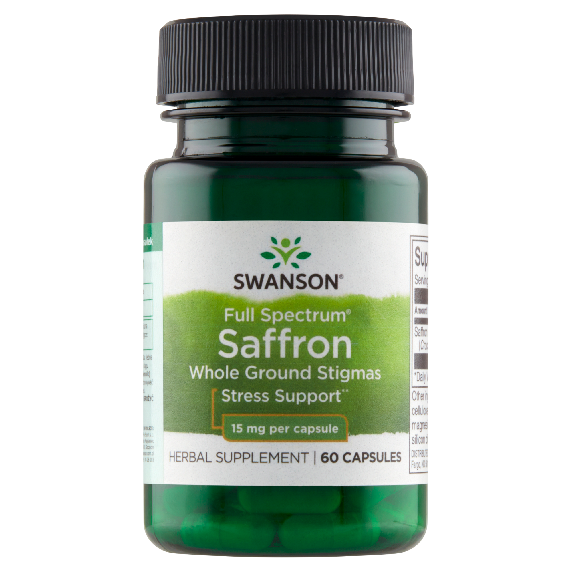 SWANSON Full Spectrum Szafran - 60 kaps. zdjęcie