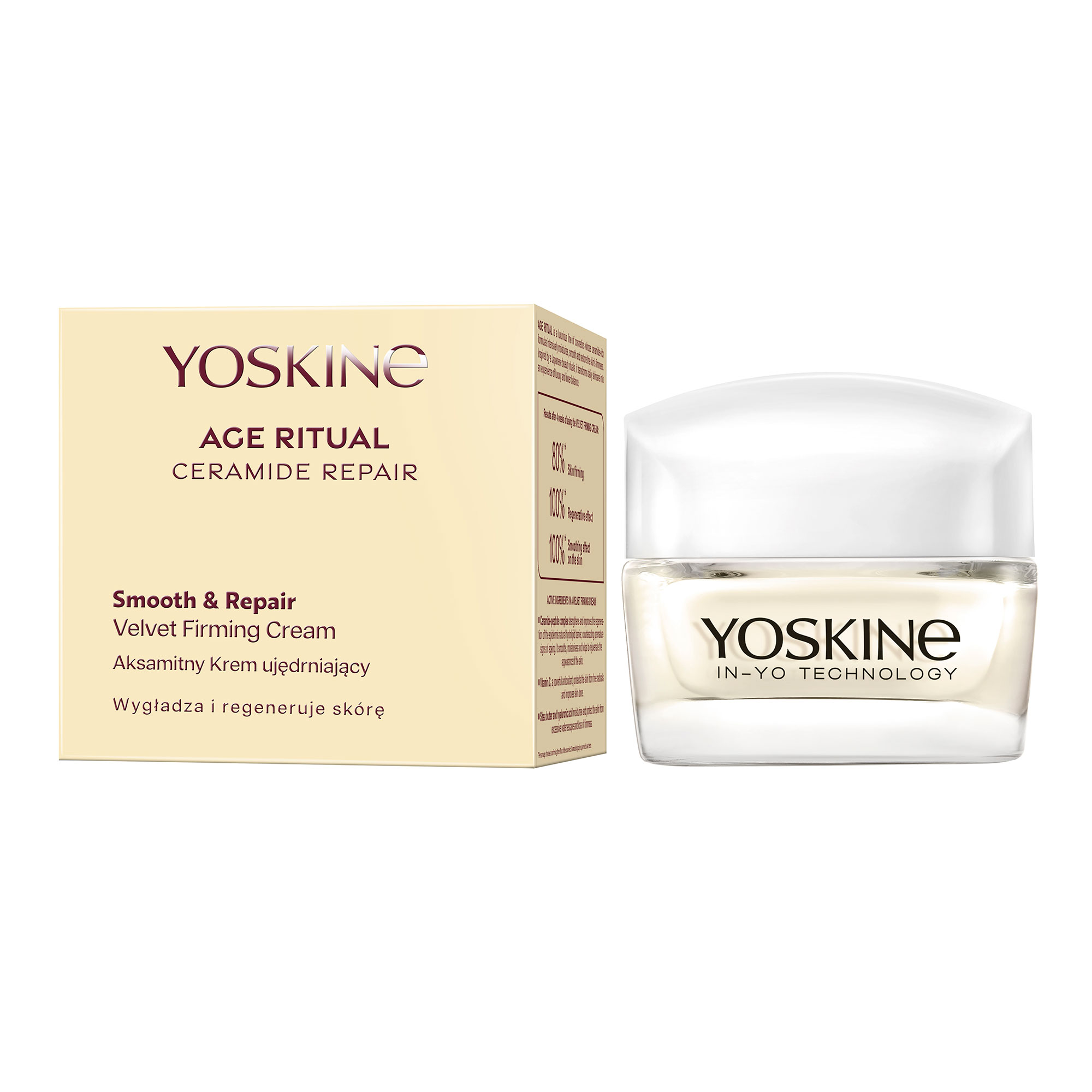 Yoskine Age Ritual, aksamitny krem ujędrniający do twarzy, 50 ml zdjęcie