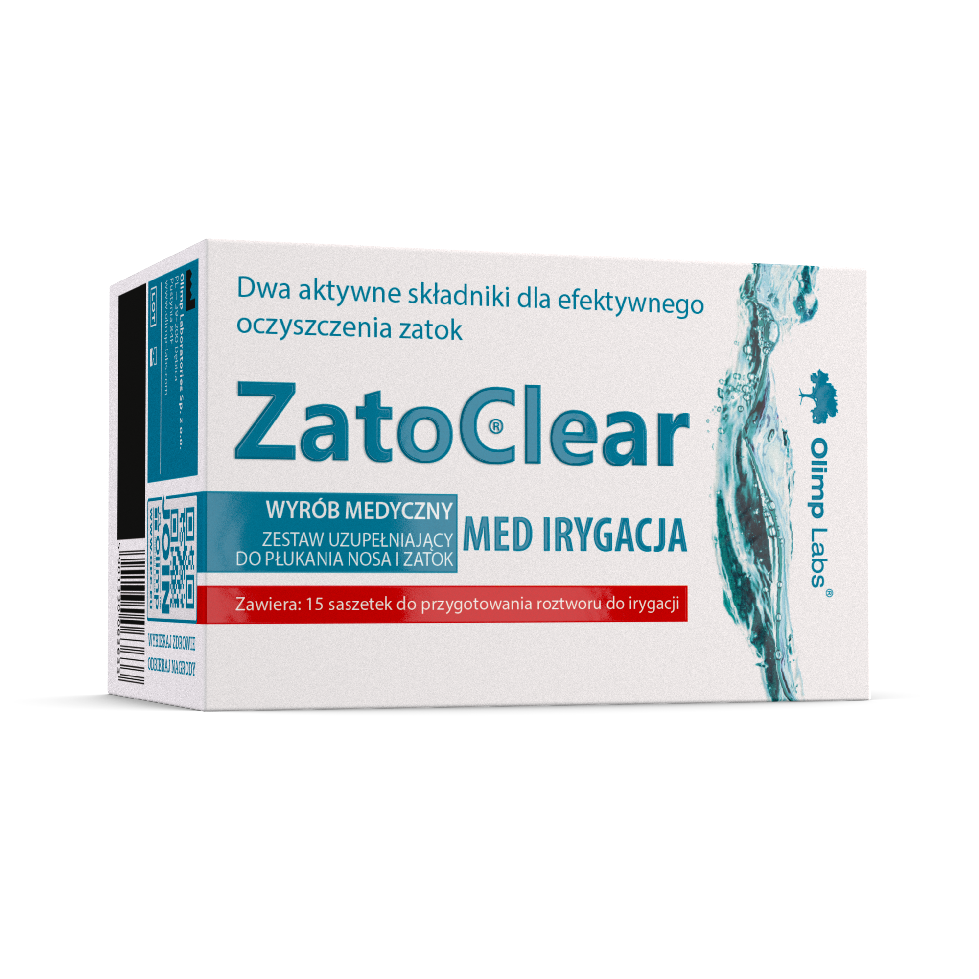 OLIMP, ZATOCLEAR MED IRYGACJA, Zestaw uzupełniający, 15 saszetek zdjęcie