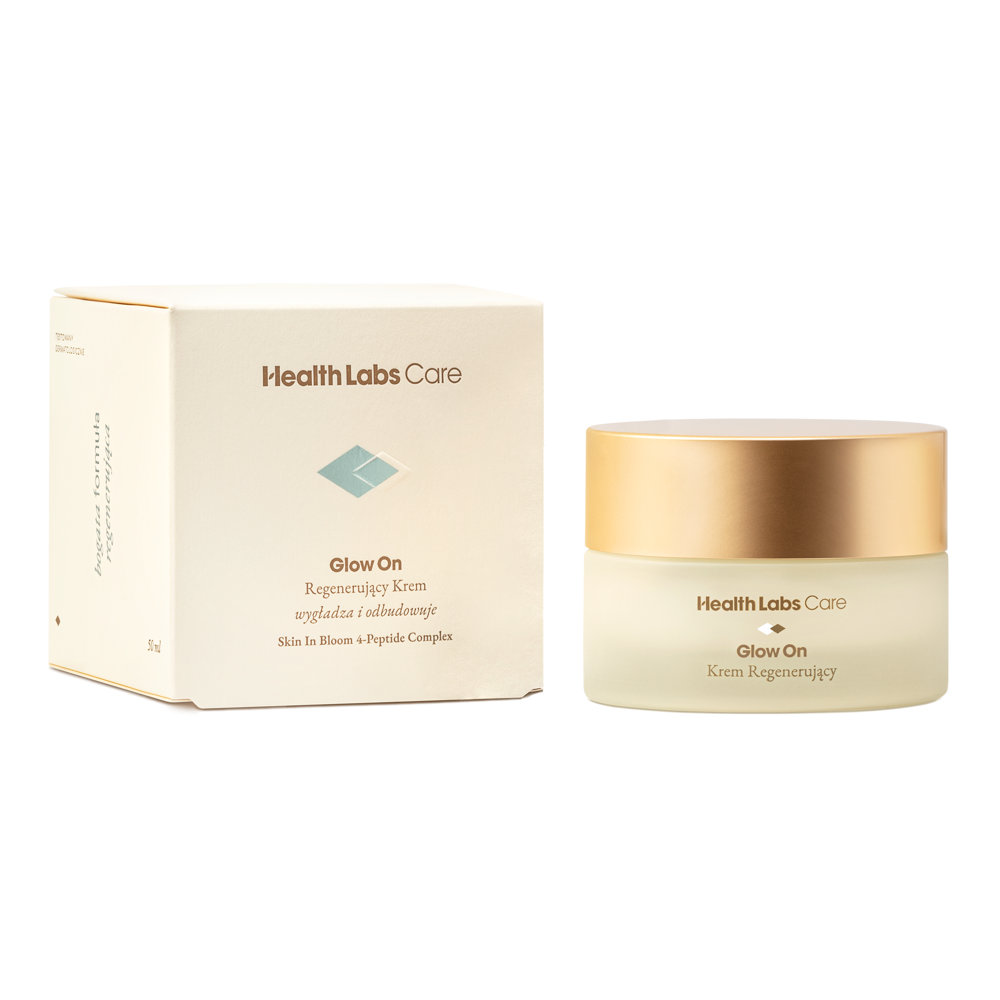 Health Labs Care, Glow On, krem regenerujący, 50 ml