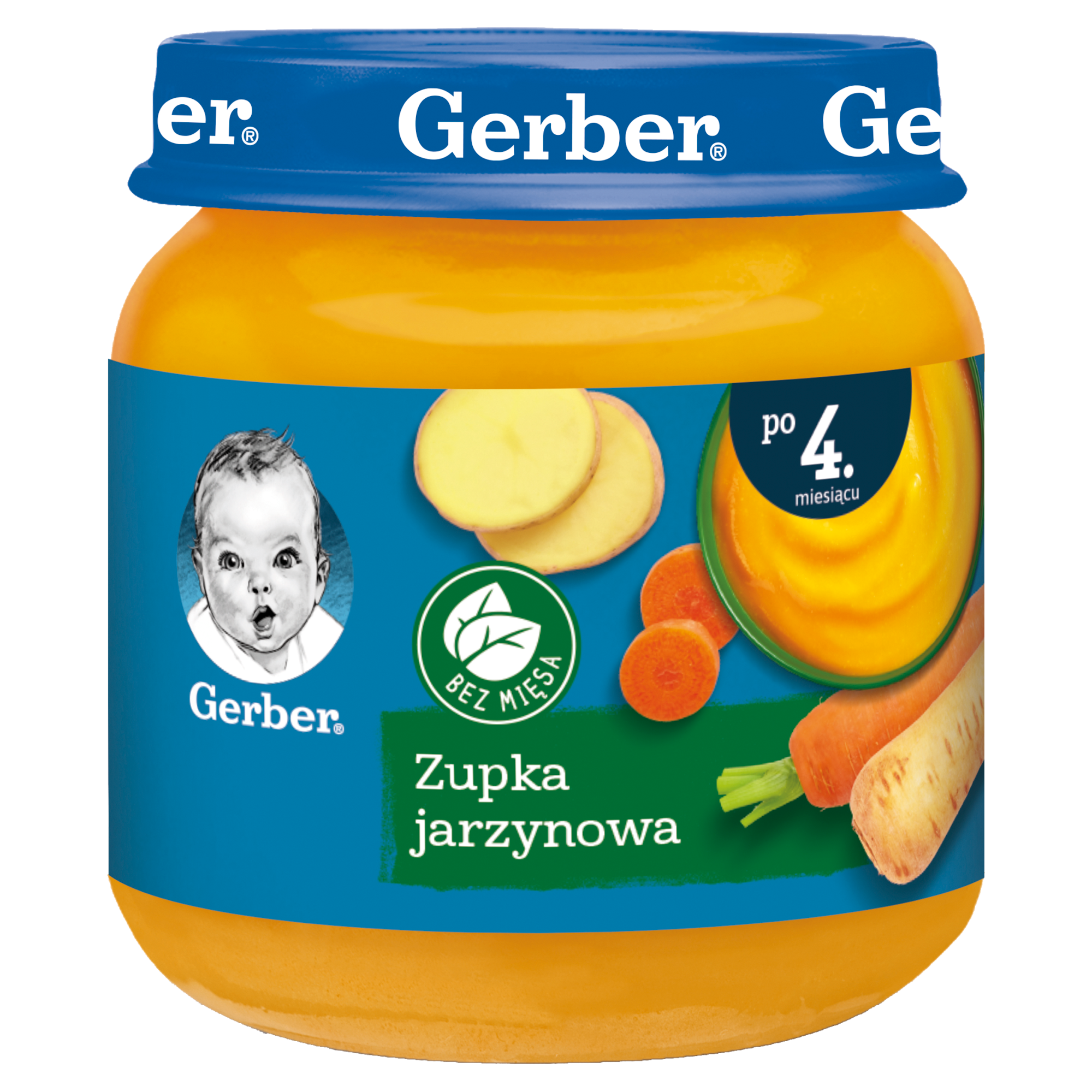 GERBER Zupka jarzynowa po 4 miesiącu - 125 g zdjęcie