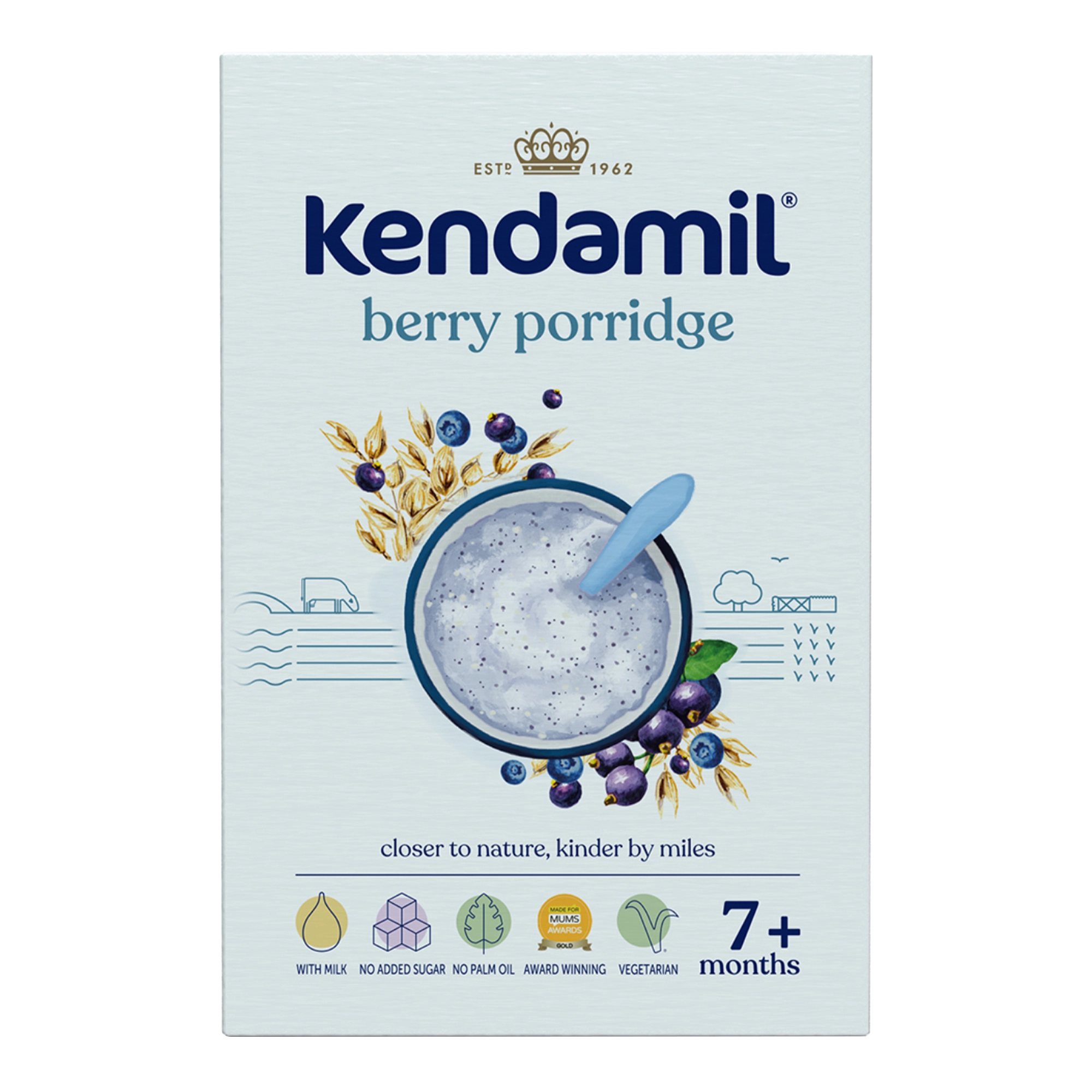 Kendamil Mleczna Kaszka z owocem leśnym, 150 g zdjęcie