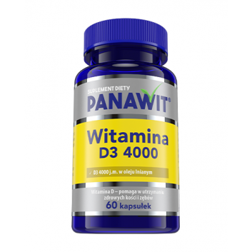 PANAWIT Witamina D3 4000, 60 kapsułek
