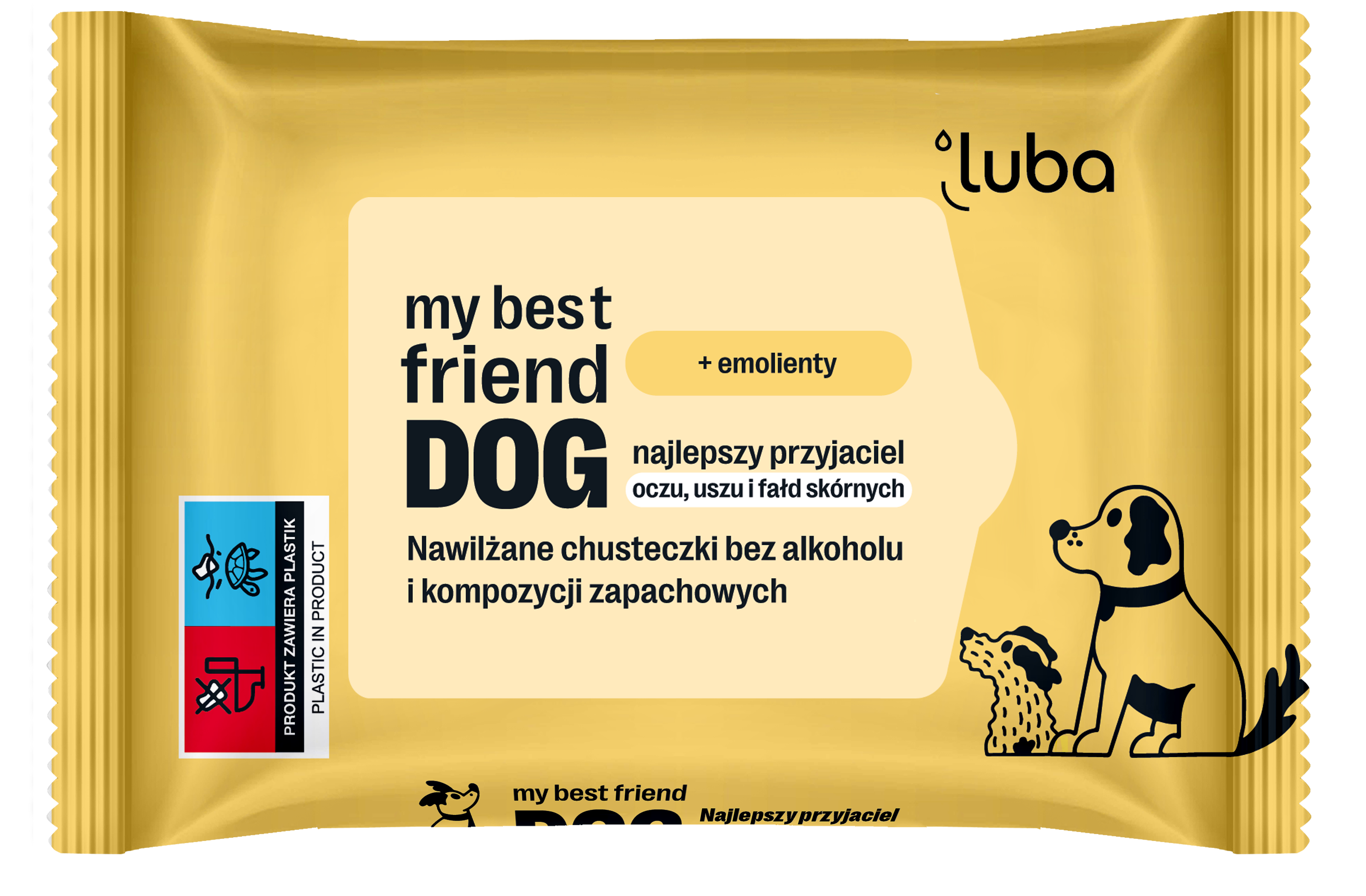 Luba my best friend DOG najlepszy przyjaciel oczu, uszu i fałd skórnych, 25 sztuk zdjęcie