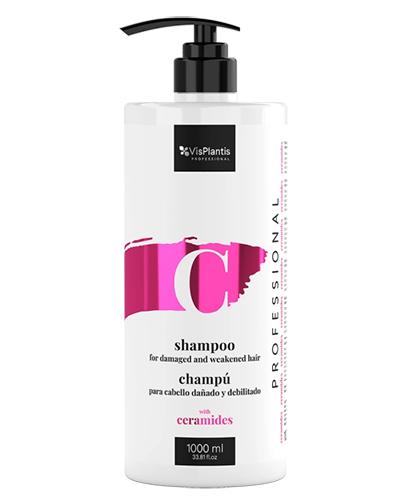 VisPlantis Professional Szampon do włosów z ceramidami, 1000 ml, cena, wskazania, opinie zdjęcie